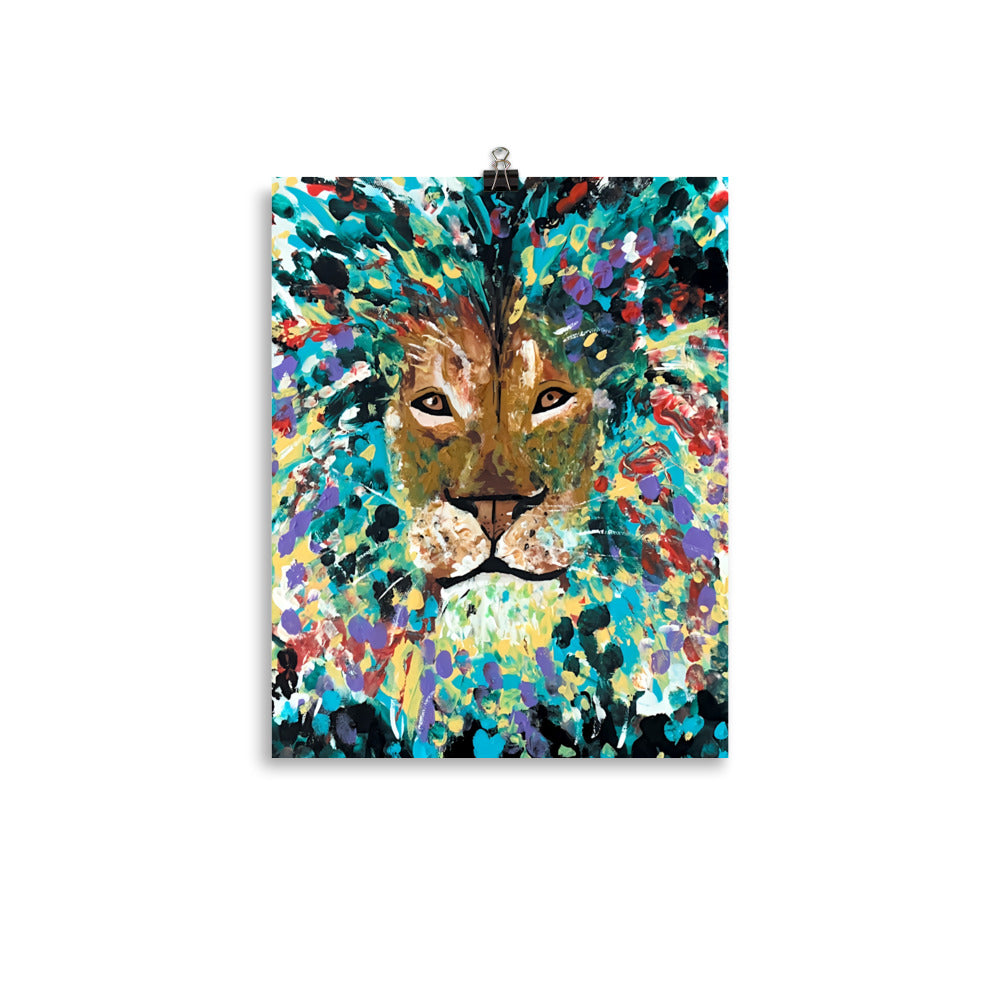 Strong & Courageous - Premium Luster Poster