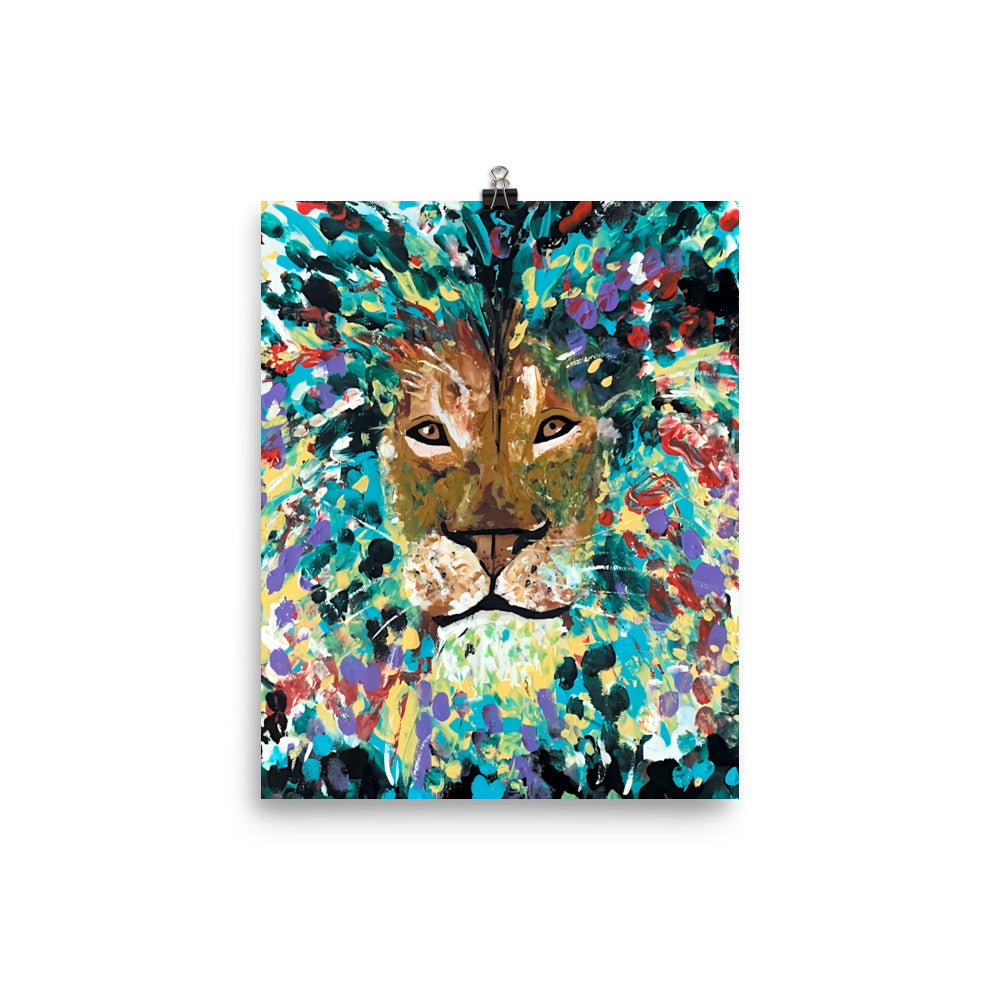Strong & Courageous - Premium Luster Poster