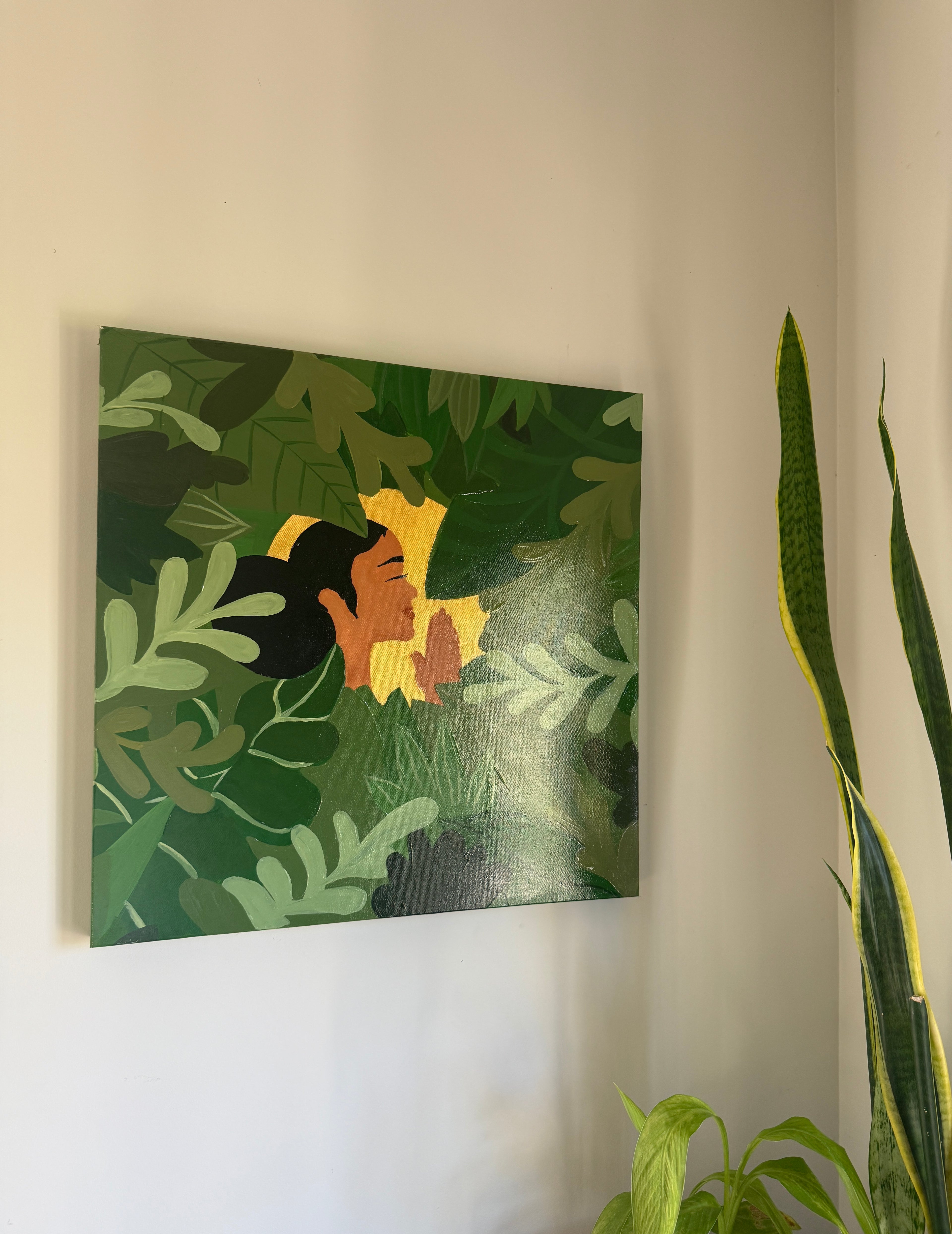 Secret Place - Original Acrylic Painting, 24x24