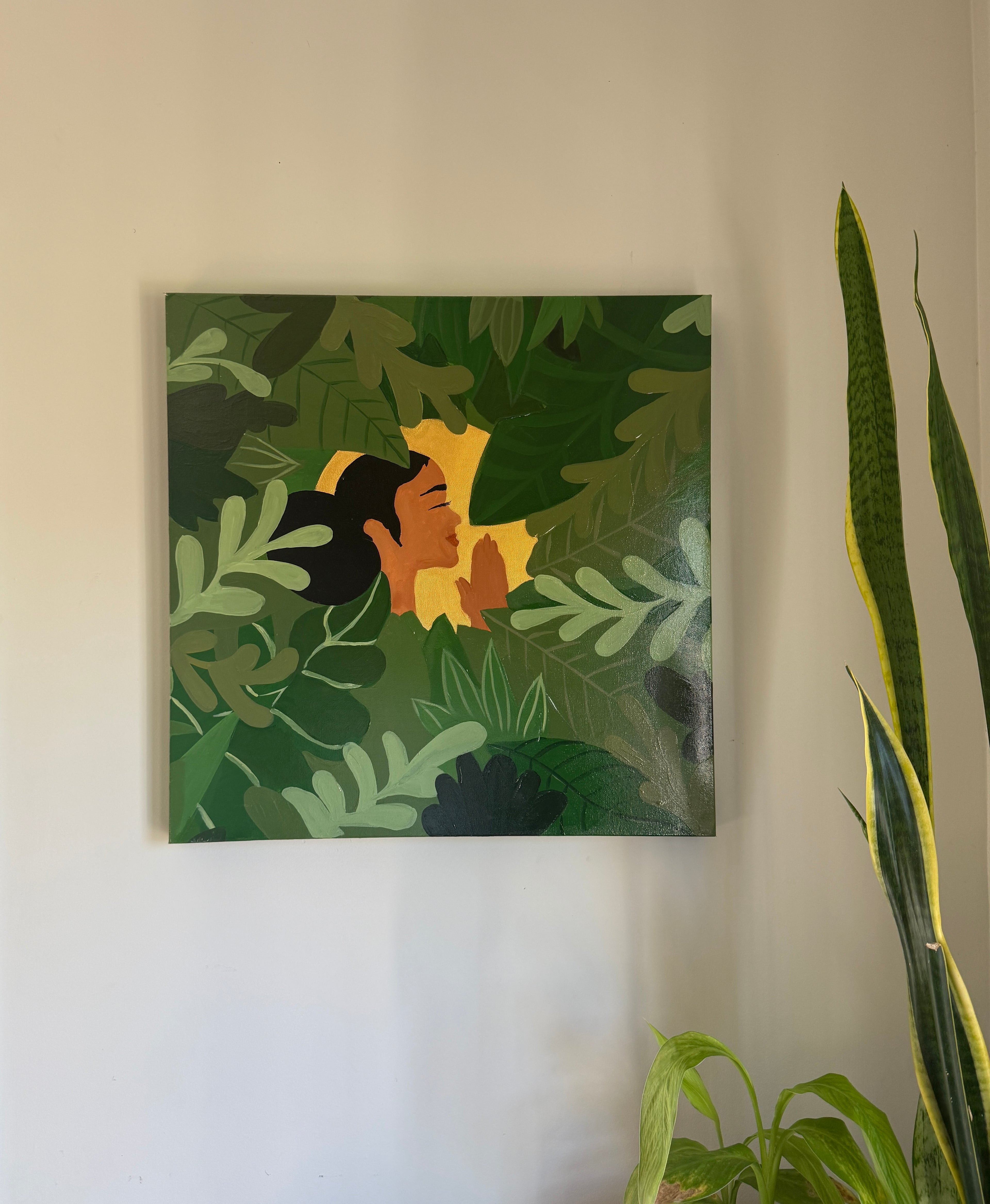 Secret Place - Original Acrylic Painting, 24x24