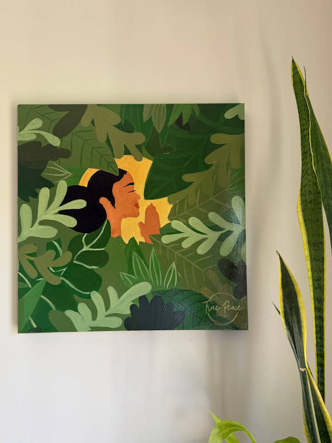 Secret Place - Original Acrylic Painting, 24x24