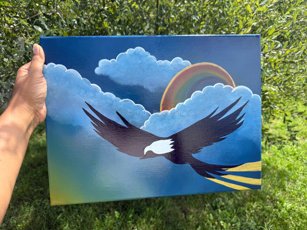 Majesty - Original Acrylic Painting, 12x16