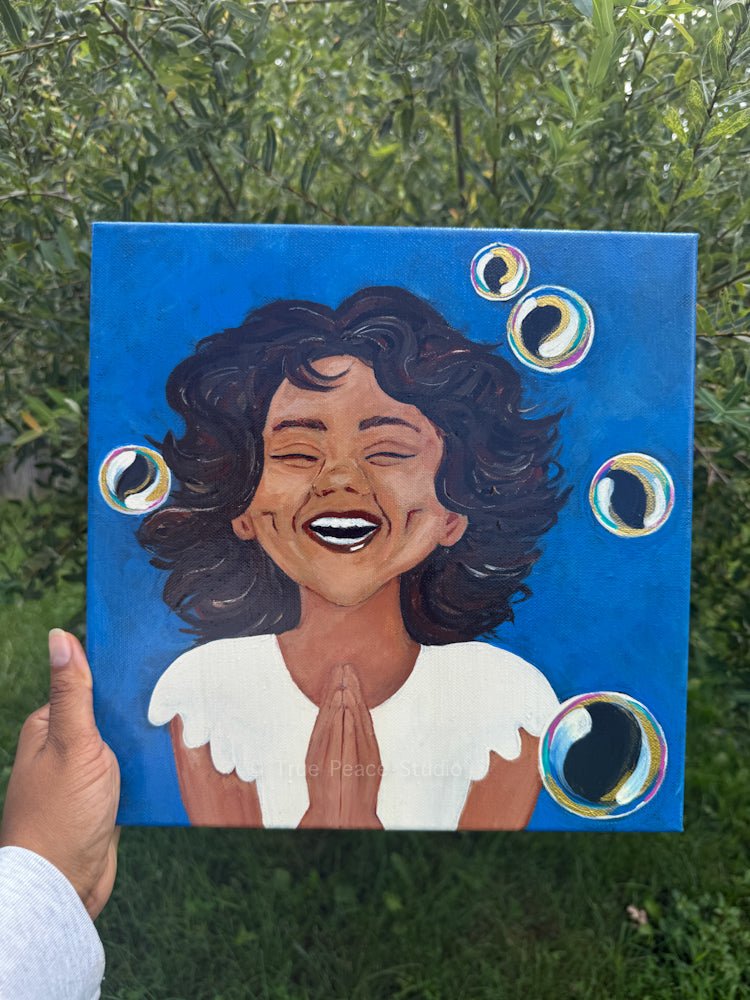 Joy Everlasting - Original Acrylic Painting, 12x12