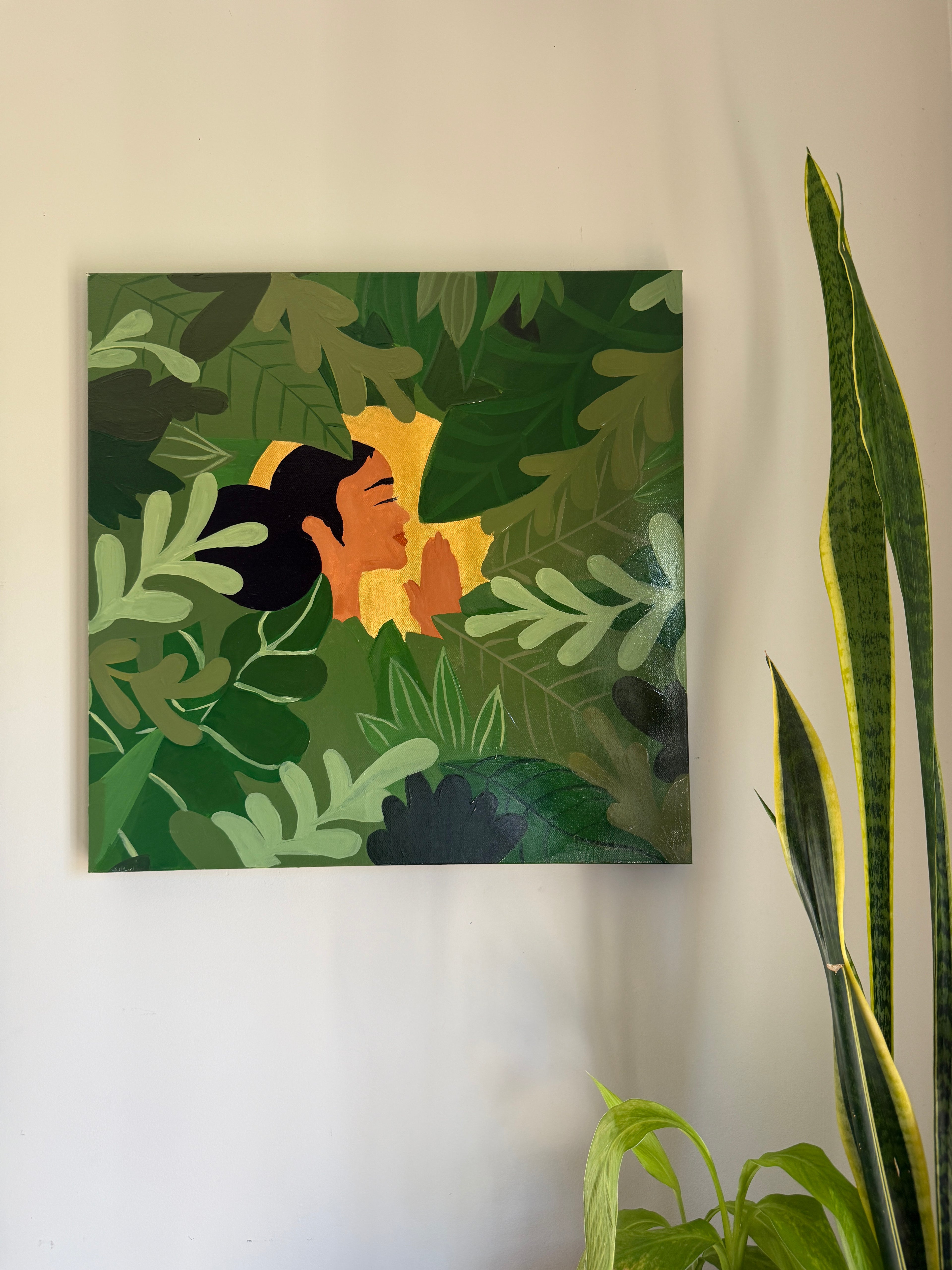 Secret Place - Original Acrylic Painting, 24x24
