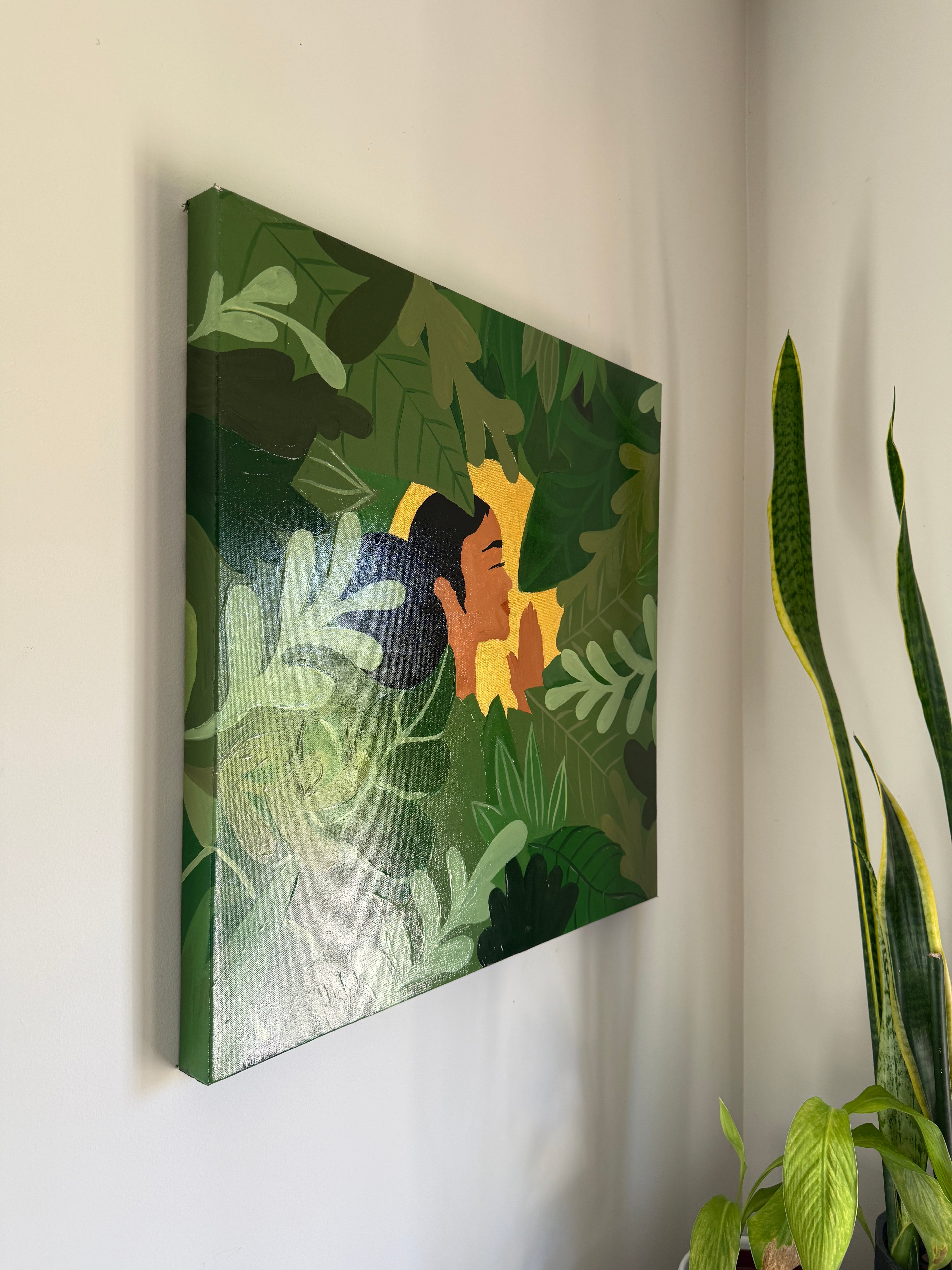 Secret Place - Original Acrylic Painting, 24x24