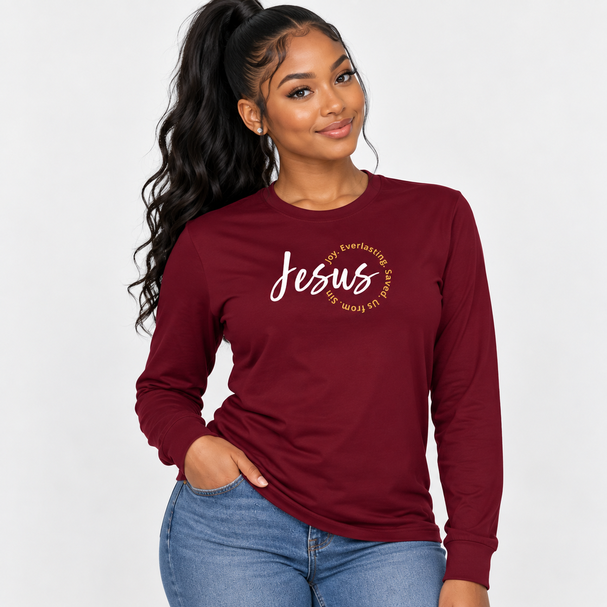 Adult Joy Everlasting Unisex Long Sleeve Tee