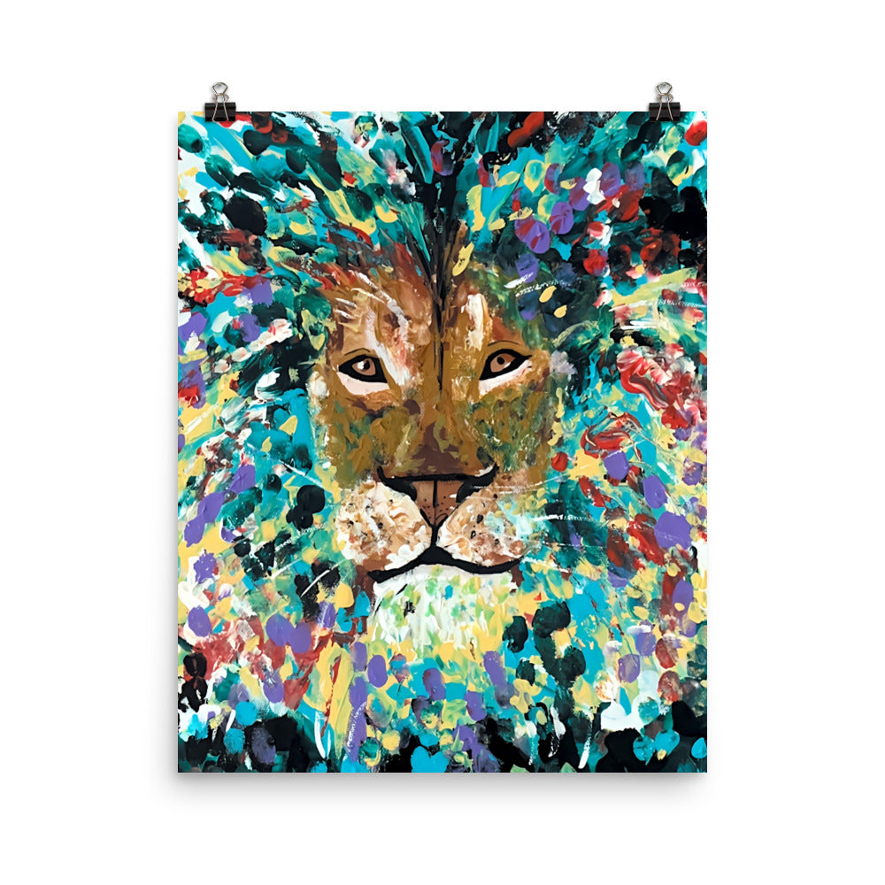 Strong & Courageous - Premium Luster Poster