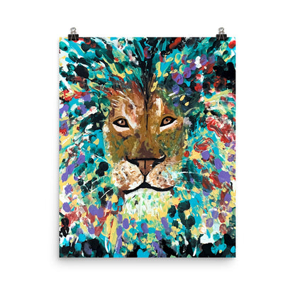 Strong & Courageous - Premium Luster Poster